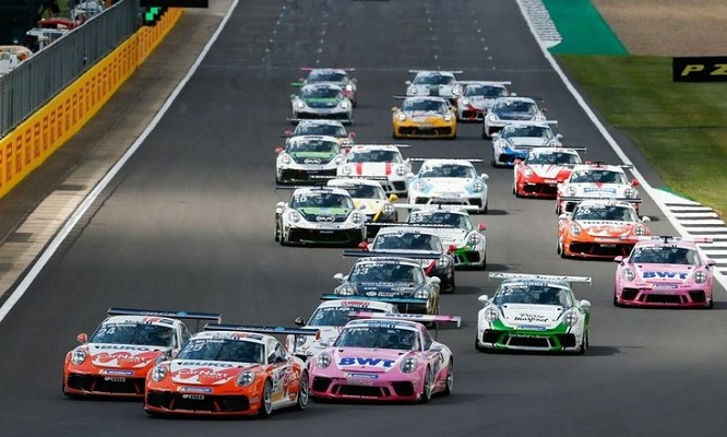 carros porsche correndo na supercup